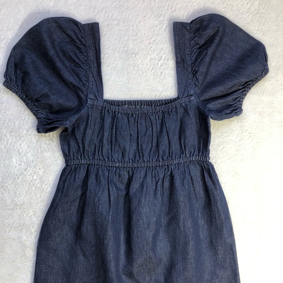 J. Crew Squareneck Denim Mini Dress - Picture 7 of 12